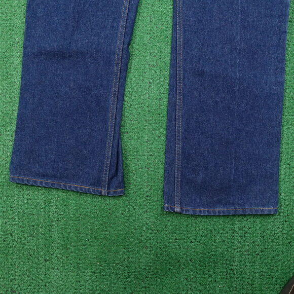 VINTAGE LEVI'S 517 BOOTCUT ORANGE TAB USA MADE DNEIM BLUE JEANS SZ 42X40 (41X30) - Picture 3 of 9